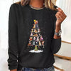 Brenda – Sweatshirt | women's black round neck winter printed