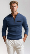 Martez – Men's Quarter-Zip Shirt | Zip-Neck Detail