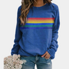 Kawita – Women's Rainbow Stripe Sweatshirt | Playful rainbow stripes