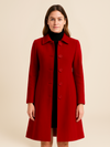 Rowetta – Women’s Classic Long Coat with Tailored Fit | Timeless cut